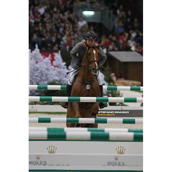 Ludger Beerbaum on Zinedine Grand Prix Rolex Rolex Fei World Cup Geneve,9th dec.2012 ph.IJRC/StefanoGrasso