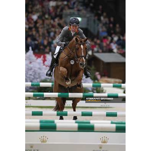 Ludger Beerbaum on Zinedine Grand Prix Rolex Rolex Fei World Cup Geneve,9th dec.2012 ph.IJRC/StefanoGrasso