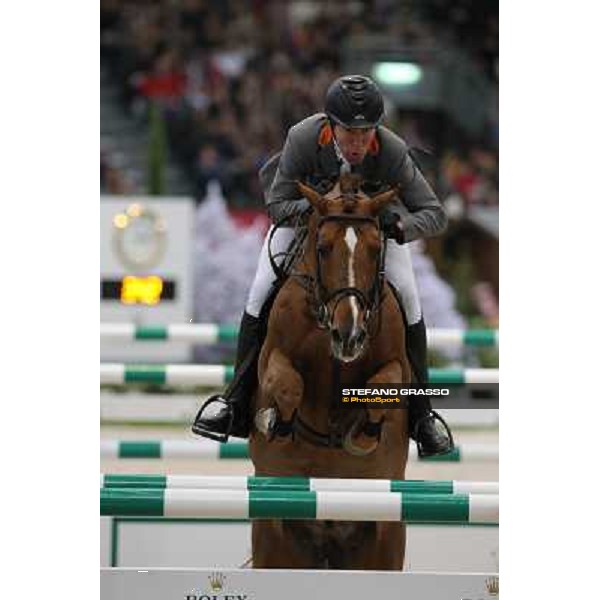 Ludger Beerbaum on Zinedine Grand Prix Rolex Rolex Fei World Cup Geneve,9th dec.2012 ph.IJRC/StefanoGrasso