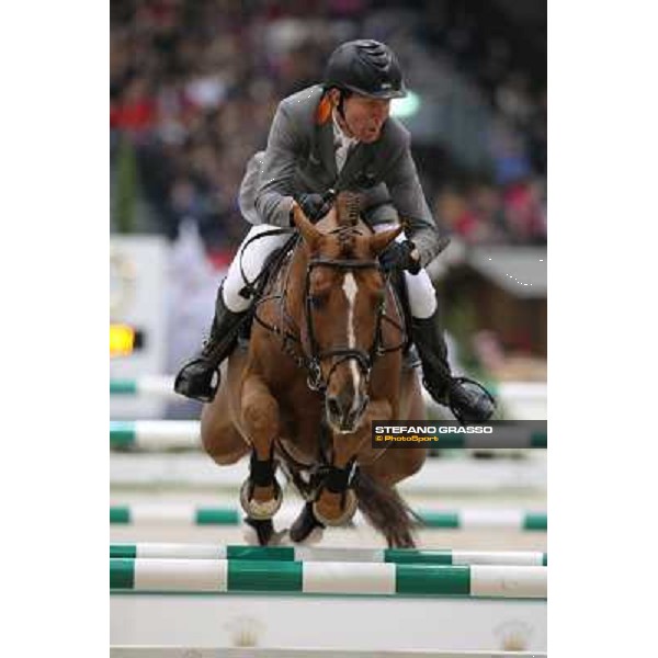Ludger Beerbaum on Zinedine Grand Prix Rolex Rolex Fei World Cup Geneve,9th dec.2012 ph.IJRC/StefanoGrasso