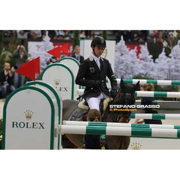 Steve Guerdat on Nino de Buissonnets Grand Prix Rolex Rolex Fei World Cup Geneve,9th dec.2012 ph.IJRC/StefanoGrasso