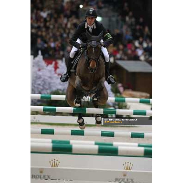 Steve Guerdat on Nino de Buissonnets Grand Prix Rolex Rolex Fei World Cup Geneve,9th dec.2012 ph.IJRC/StefanoGrasso