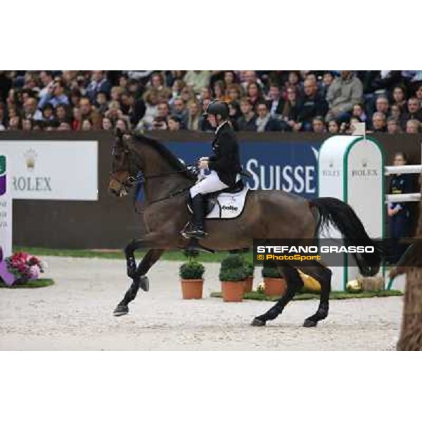Marcus Ehning on Noltes Kuchengirl Grand Prix Rolex Rolex Fei World Cup Geneve,9th dec.2012 ph.IJRC/StefanoGrasso