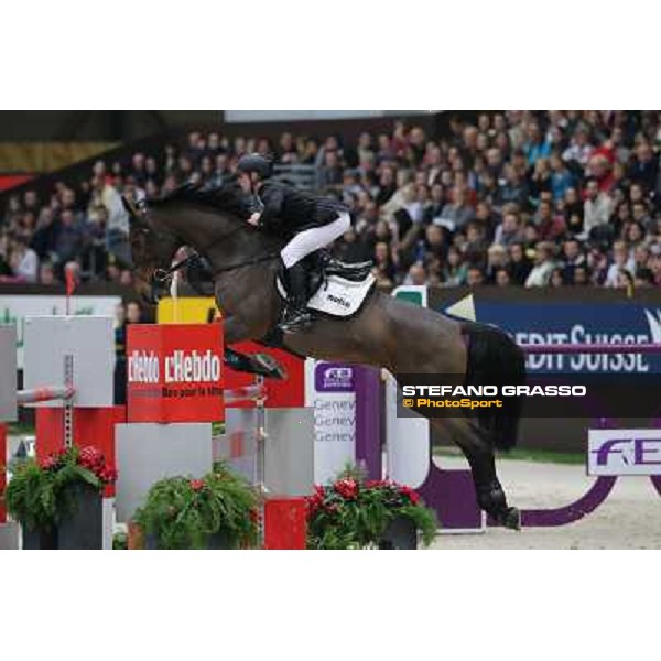 Marcus Ehning on Noltes Kuchengirl Grand Prix Rolex Rolex Fei World Cup Geneve,9th dec.2012 ph.IJRC/StefanoGrasso