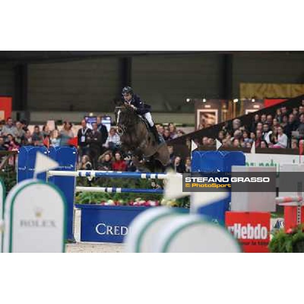 Denis Lynch on Abbervail Van Het Dingeshof Grand Prix Rolex Rolex Fei World Cup Geneve,9th dec.2012 ph.IJRC/StefanoGrasso