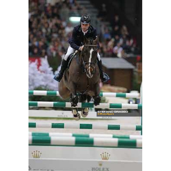 Denis Lynch on Abbervail Van Het Dingeshof Grand Prix Rolex Rolex Fei World Cup Geneve,9th dec.2012 ph.IJRC/StefanoGrasso