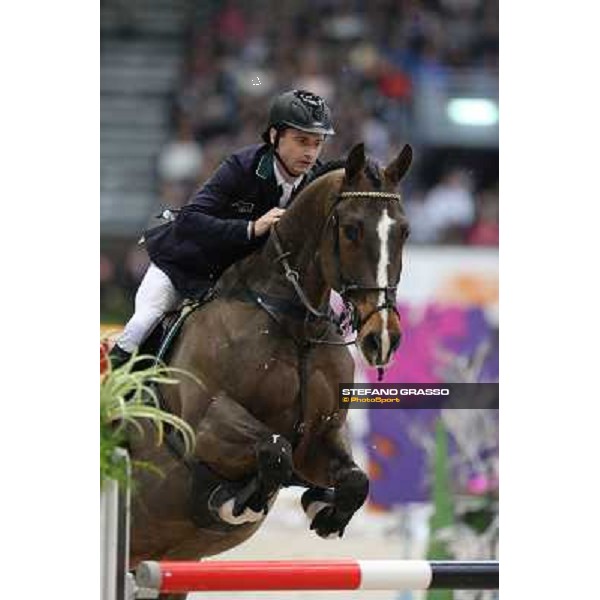 Denis Lynch on Abbervail Van Het Dingeshof Grand Prix Rolex Rolex Fei World Cup Geneve,9th dec.2012 ph.IJRC/StefanoGrasso