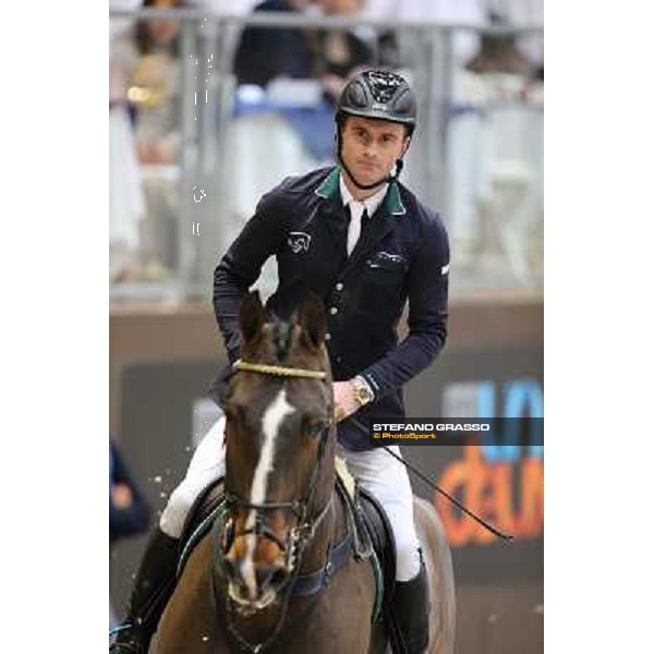 Denis Lynch on Abbervail Van Het Dingeshof Grand Prix Rolex Rolex Fei World Cup Geneve,9th dec.2012 ph.IJRC/StefanoGrasso