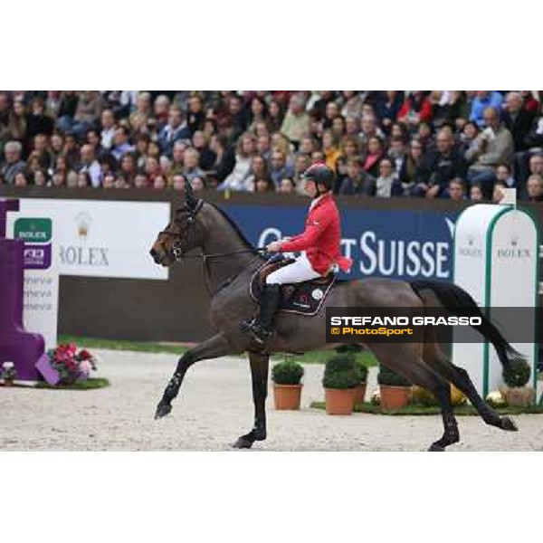 Pius Schwizer on Verdi III Grand Prix Rolex Rolex Fei World Cup Geneve,9th dec.2012 ph.IJRC/StefanoGrasso