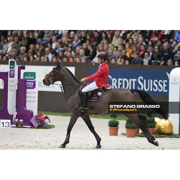 Pius Schwizer on Verdi III Grand Prix Rolex Rolex Fei World Cup Geneve,9th dec.2012 ph.IJRC/StefanoGrasso