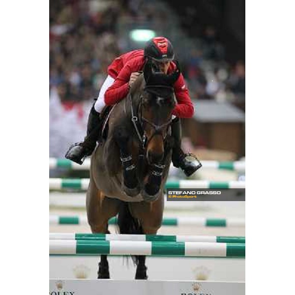 Pius Schwizer on Verdi III Grand Prix Rolex Rolex Fei World Cup Geneve,9th dec.2012 ph.IJRC/StefanoGrasso