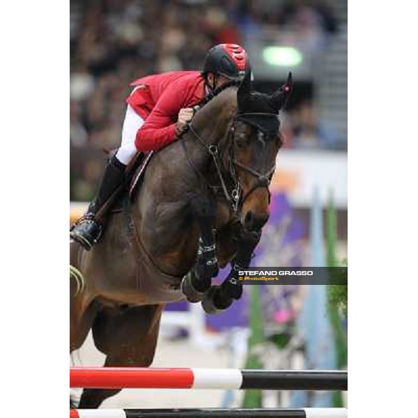 Pius Schwizer on Verdi III Grand Prix Rolex Rolex Fei World Cup Geneve,9th dec.2012 ph.IJRC/StefanoGrasso