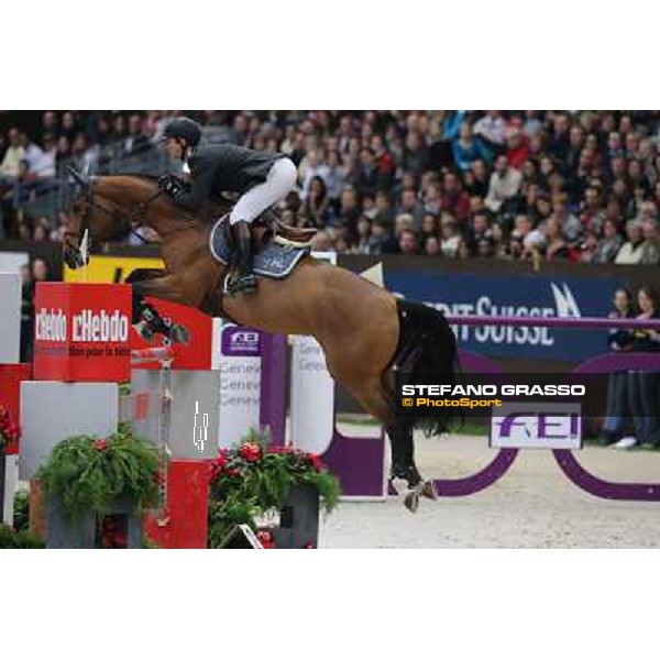 Patrice Delaveau on Ornella Mail HDC Grand Prix Rolex Rolex Fei World Cup Geneve,9th dec.2012 ph.IJRC/StefanoGrasso