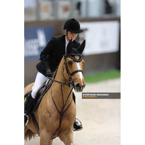 Edwina Tops-Alexander on Cevo Itot de Chateau Grand Prix Rolex Rolex Fei World Cup Geneve,9th dec.2012 ph.IJRC/StefanoGrasso