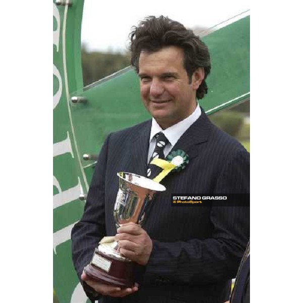 trainer Bruno Grizzetti Rome Capannelle 24th april 2005 ph. Stefano Grasso