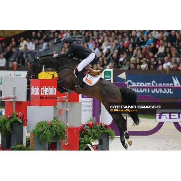 Rolf-Goran Bengtsson on Casall La Silla Grand Prix Rolex Rolex Fei World Cup Geneve,9th dec.2012 ph.IJRC/StefanoGrasso
