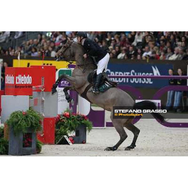 Roger Yves Bost on Castle Forbes Myrtille Paulois Grand Prix Rolex Rolex Fei World Cup Geneve,9th dec.2012 ph.IJRC/StefanoGrasso