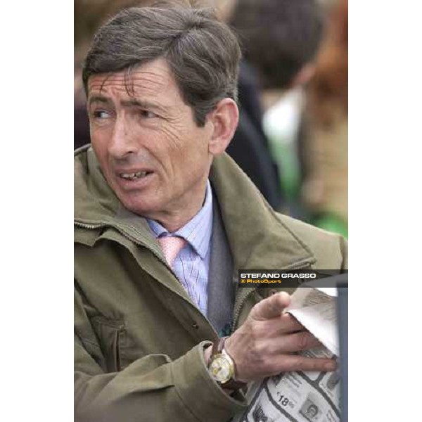 il marchese Giorgio Guglielmi Rome Capannelle 24th april 2005 ph. Stefano Grasso