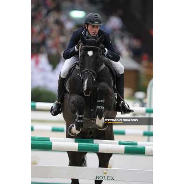 Ben Maher on Tripple III Grand Prix Rolex Rolex Fei World Cup Geneve,9th dec.2012 ph.IJRC/StefanoGrasso