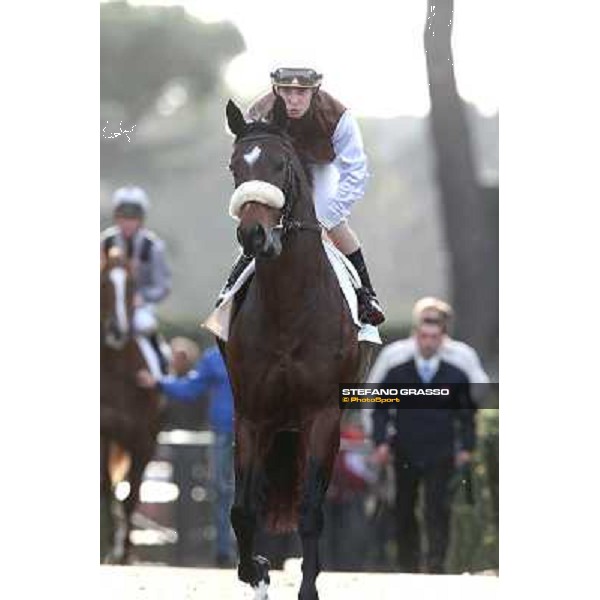Cristian Demuro on Bacchelli Rome - Capannelle racecourse,23rd dec.2012 ph.Stefano Grasso