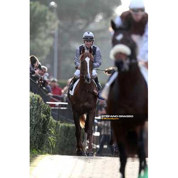Gabriele Bietolini on Jack Boy Rome - Capannelle racecourse,23rd dec.2012 ph.Stefano Grasso