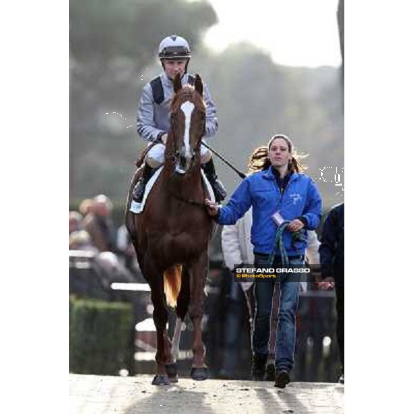 Gabriele Bietolini on Jack Boy Rome - Capannelle racecourse,23rd dec.2012 ph.Stefano Grasso