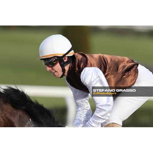 Premio Unire - Racing - Cristian Demuro on Bacchelli leads the group Rome - Capannelle racecourse,23rd dec.2012 ph.Stefano Grasso