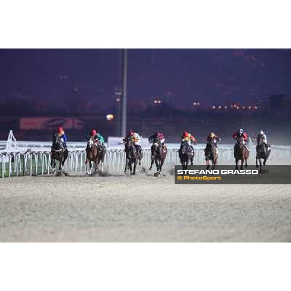 Cristiano Di Stasio on Onlyyouknowme wins the Premio Guido Ruffo della Scaletta beating Kheywunder and Capodarco Rome - Capannelle racecourse,23rd dec.2012 ph.Stefano Grasso