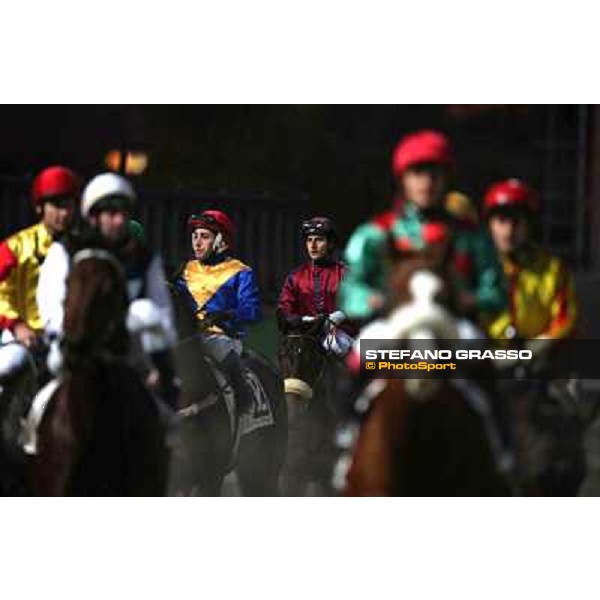Cristiano Di Stasio returns home on Onlyyouknowme after winning the Premio Guido Ruffo della Scaletta Rome - Capannelle racecourse,23rd dec.2012 ph.Stefano Grasso
