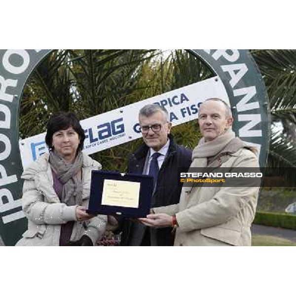 The prize giving of the Premio Unire Rome - Capannelle racecourse,23rd dec.2012 ph.Stefano Grasso