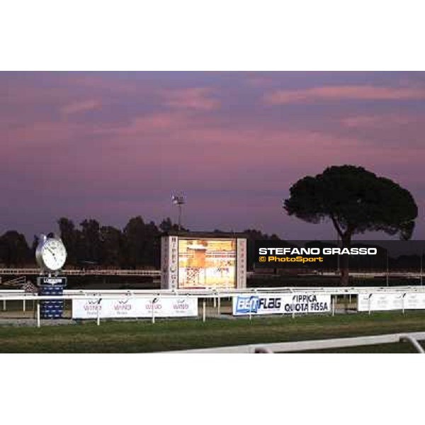 Sunset at Capannelle racecourse Rome - Capannelle racecourse,23rd dec.2012 ph.Stefano Grasso