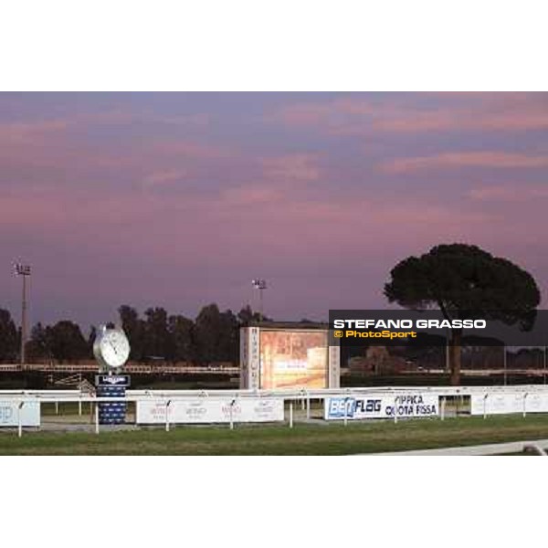 Sunset at Capannelle racecourse Rome - Capannelle racecourse,23rd dec.2012 ph.Stefano Grasso