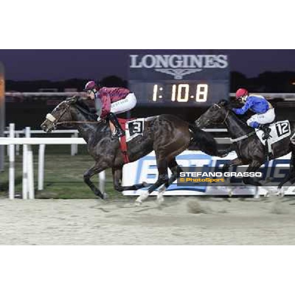 Cristiano Di Stasio on Onlyyouknowme wins the Premio Guido Ruffo della Scaletta Rome - Capannelle racecourse,23rd dec.2012 ph.Stefano Grasso