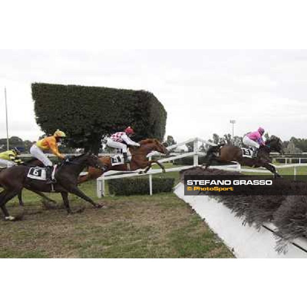 Raffaele Romano and Serica win the Premio Criterium D\'Inverno Rome, Capannelle racecourse, 12th january 2013 ph.Stefano Grasso