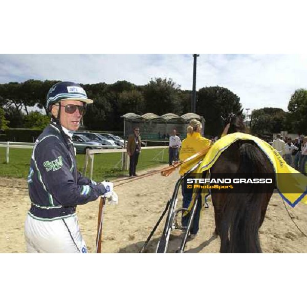 Stig Johansson and Digger Crown winners of 2nd leg of Gran Premio Lotteria Napoli, 8th may 2005 ph. Stefano Grasso