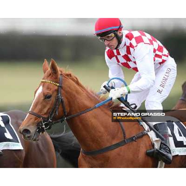Raffaele Romano and Serica winners of the Premio Criterium D\'Inverno Rome, Capannelle racecourse, 12th january 2013 ph.Stefano Grasso