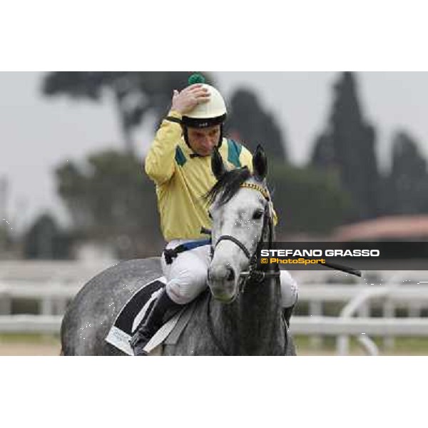 Dirk Fuhrmann on Crack Chichi 35° Steeple Chase delle Capannelle Rome, Capannelle racecourse, 12th january 2013 ph.Stefano Grasso