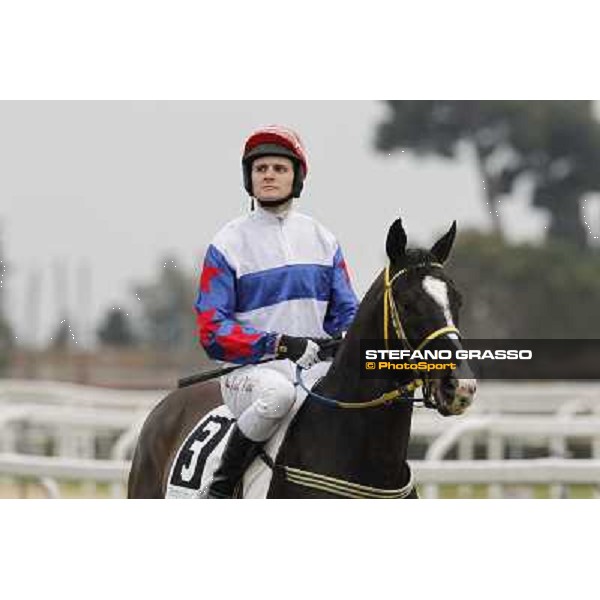 Josef Vana jr. on Indian Reef 35° Steeple Chase delle Capannelle Rome, Capannelle racecourse, 12th january 2013 ph.Stefano Grasso