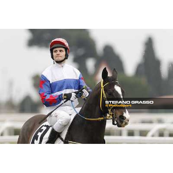 Josef Vana jr. on Indian Reef 35° Steeple Chase delle Capannelle Rome, Capannelle racecourse, 12th january 2013 ph.Stefano Grasso