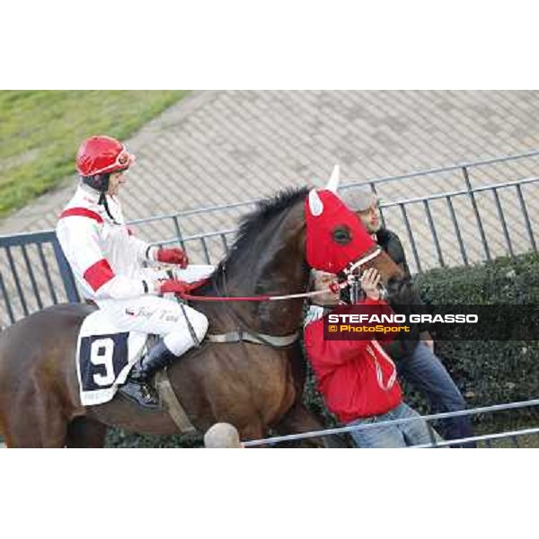 Josef Vana jr. and Torres Run win the Premio Vera Spezia 35° Steeple Chase delle Capannelle Rome, Capannelle racecourse, 12th january 2013 ph.Stefano Grasso