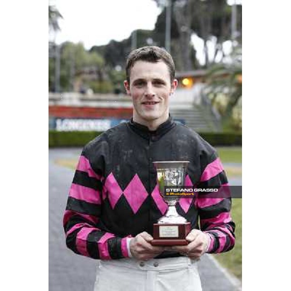 Josef Bartos and Cross Fade win the 65° Gran Corsa di Siepi di Roma Rome, Capannelle racecourse, 19th january 2013 ph.Stefano Grasso