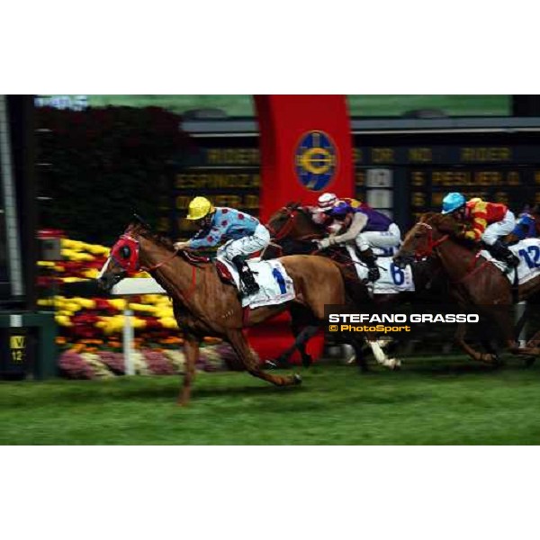 Victor Espinoza on Class Win, wins 3rd leg of International Championship 2003 Hong Kong - happy valley race track -ph.Stefano Grasso