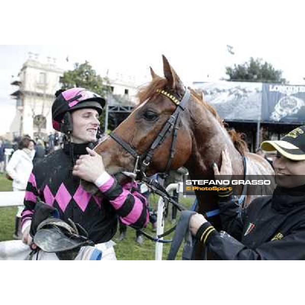 Josef Bartos and Cross Fade win the 65° Gran Corsa di Siepi di Roma Rome, Capannelle racecourse, 19th january 2013 ph.Stefano Grasso