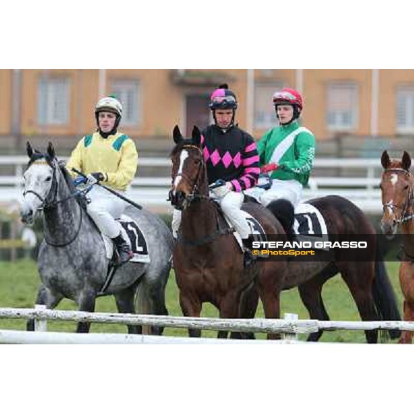 Raffaele Romano and Wan win the 124° Grande Steeple Chase di Roma - Mem.Gen.Mario Argenton Rome, Capannelle racecourse, 19th january 2013 ph.Stefano Grasso