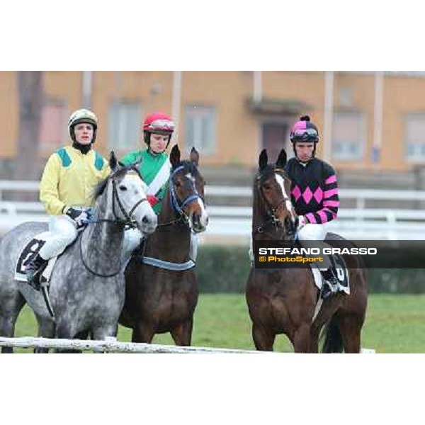 Raffaele Romano and Wan win the 124° Grande Steeple Chase di Roma - Mem.Gen.Mario Argenton Rome, Capannelle racecourse, 19th january 2013 ph.Stefano Grasso