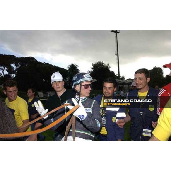 Easy win, seams to tell Stig Johansson after the triumph in The 56¡ Gran Premio Lotteria Napoli, 8th may 2005 ph. Stefano Grasso