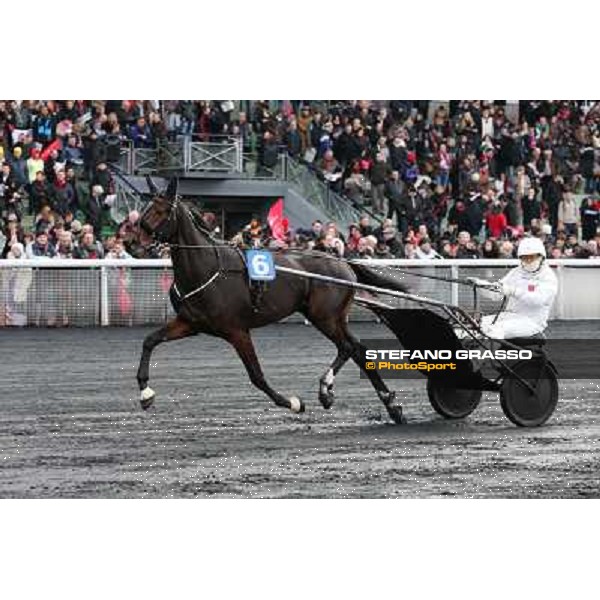Reve de Betley 92° Grand Prix d\'Amerique Paris - Vincennes racecourse,27th january 2013 ph.Stefano Grasso