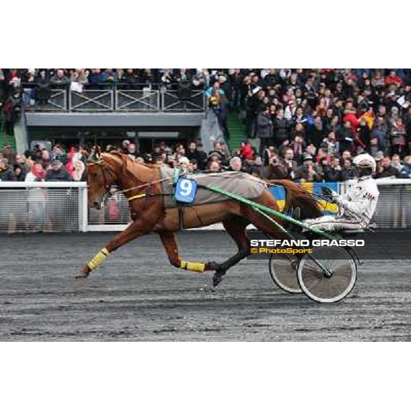 Quoumba de Guez 92° Grand Prix d\'Amerique Paris - Vincennes racecourse,27th january 2013 ph.Stefano Grasso