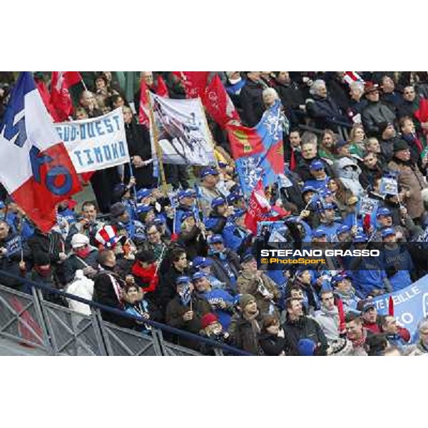 Racegoers and supporters 92° Grand Prix d\'Amerique Paris - Vincennes racecourse,27th january 2013 ph.Stefano Grasso