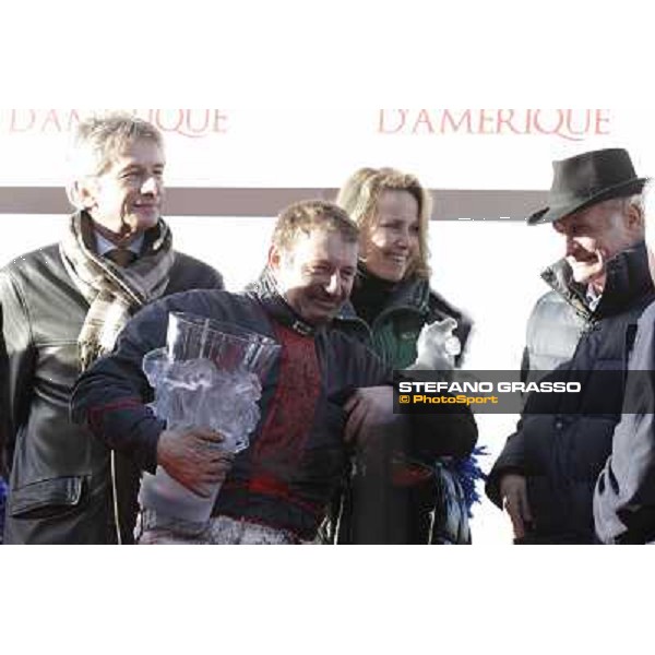 Jean Philip Dubois and Jean Pierre Dubois 92° Grand Prix d\'Amerique Paris - Vincennes racecourse,27th january 2013 ph.Stefano Grasso